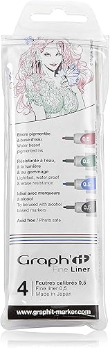 Graph 'it Liner Gi43331 Velvet 4 Fine Liner Colores