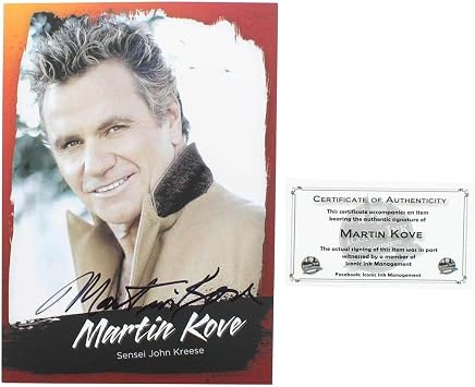 Karate Kid The Martin Kove Sensei John Kreese 5x7 Autographed Print w/CoA
