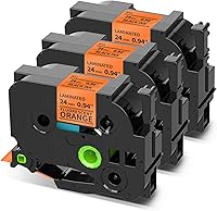 Vista 18 de Cinta para etiquetar TZe-335 compatible con Brother TZ-335 laminada blanca sobre negro para Brother P Touch PTD210 PTH110 PTD600 PT-123PC PT-P700