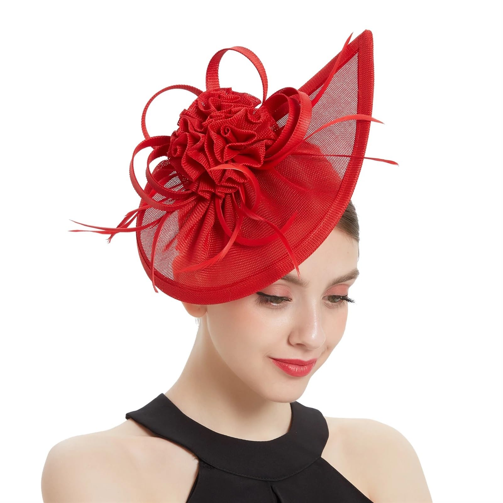 Cappello Fascinator in lino