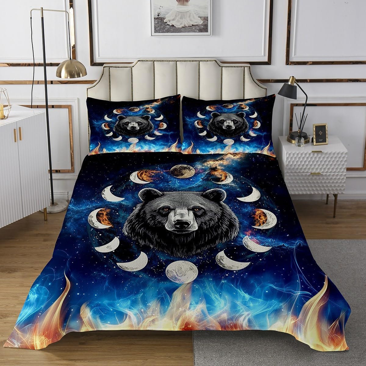 Manfei Rhinoceros Kids Bedspread Twin Size,African Rhino Wild Animal Rustic Coverlet Set,Boys Girls Room Decor,Abstract Geometric Patchwork Quilted Coverlet,Yellow Green Bedding Quilt,1 Pillowcase