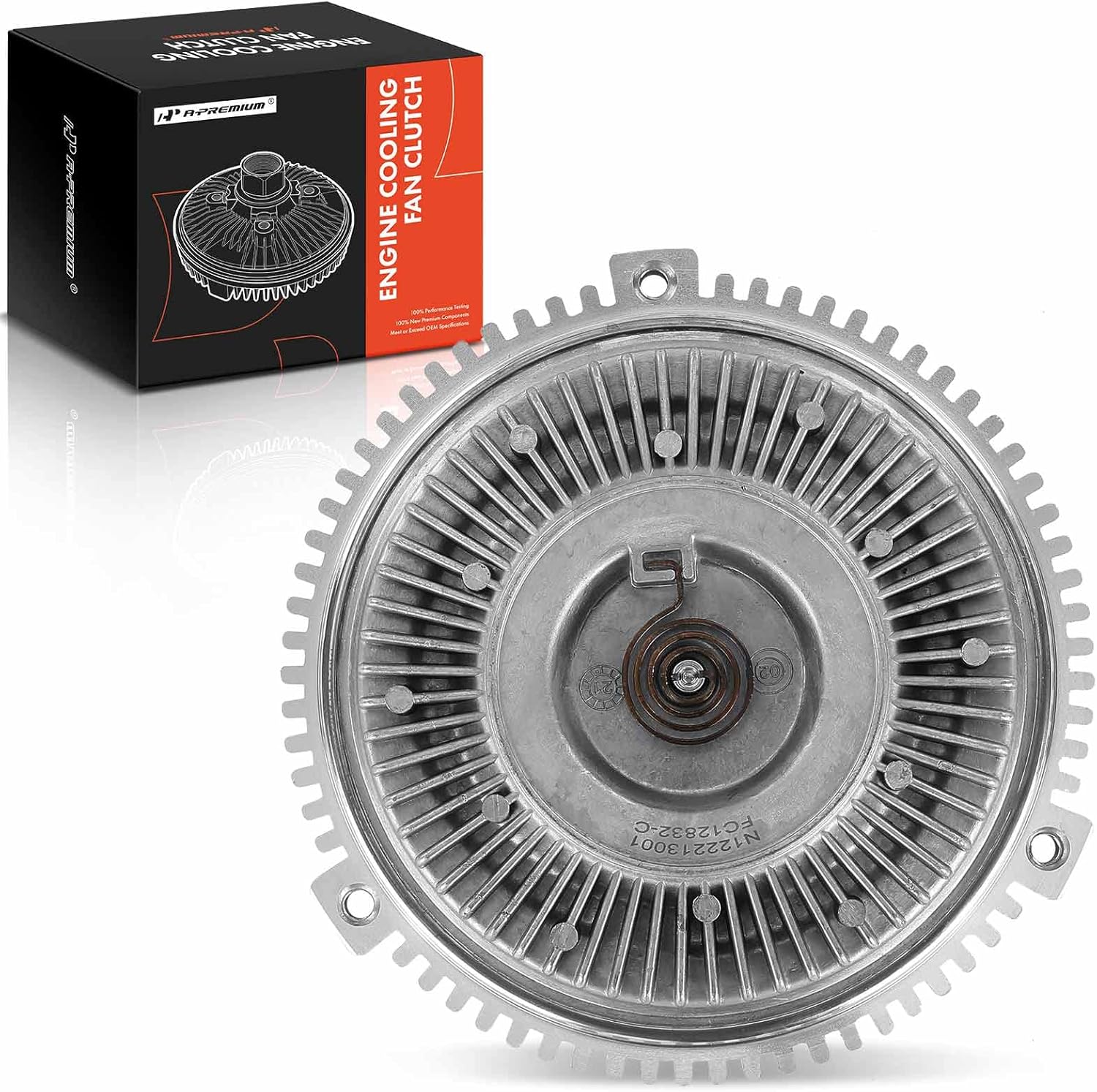A-Premium Engine Cooling Fan Clutch Compatible with Mercedes-Benz C280/C43 AMG 1998-2000, E320 1998-2003, CLK430 1999-2003, CLK55 AMG 2001-2002, 2.8L 3.2L 4.3L 5.5L Replace# 11122000122
