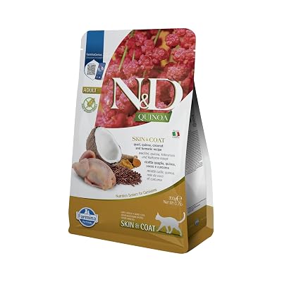 N&D Quinoa Skin & Coat Caille 300 GR
