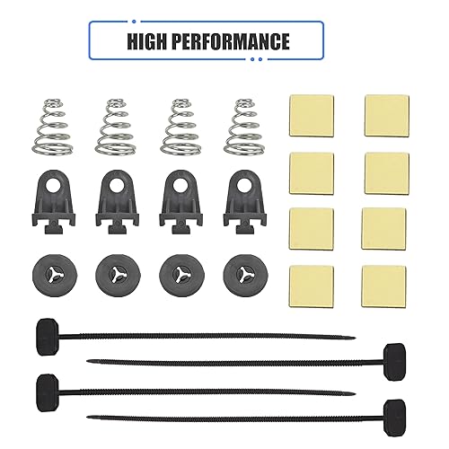 Miniatura 7 de Ventilador delgado de 12 pulgadas, ventilador eléctrico de enfriamiento para radiador, motor universal de alto rendimiento de 12 V 80 W con kit de