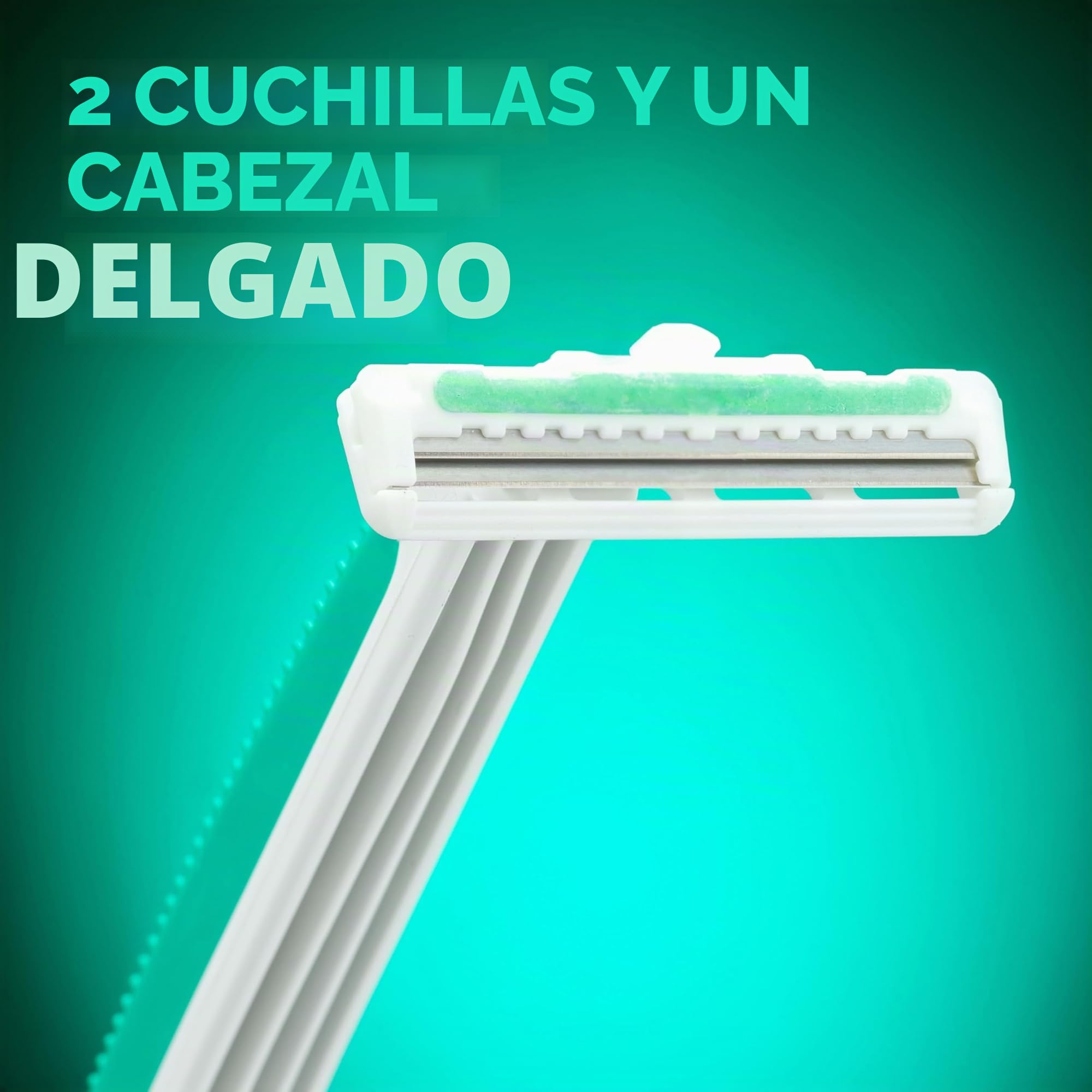 Wilkinson Sword Extra 2 Sensitive - 20 Maquinillas de Afeitar Desechables de 2 Hojas para Hombre, Mango Antideslizante y Botón de Limpieza
