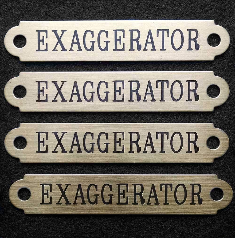 HALTER PLATE MEDIUM 3.5" x .625" x .020" Solid Nickel Silver Custom Engraved Horse or Pet Collar I.D. Tag