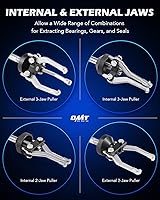 Vista 4 de Orion Motor Tech - Juego de martillo deslizante y extractor de 9 vías interno/externo, tiradores de bujes, ejes axiales de rueda trasera