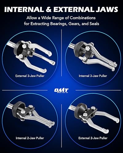 Miniatura 4 de Orion Motor Tech - Juego de martillo deslizante y extractor de 9 vías internoexterno, tiradores de bujes, ejes axiales de rueda trasera,