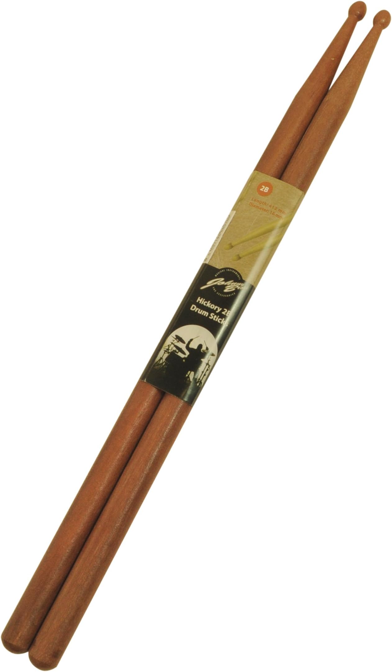 Hickory 2B Drum Sticks (Pair)