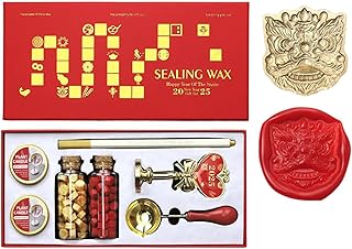 Juego de sellos temáticos antiguos con asa, cuchara de fusión para sobres de sellado, suministros para festivales de primavera