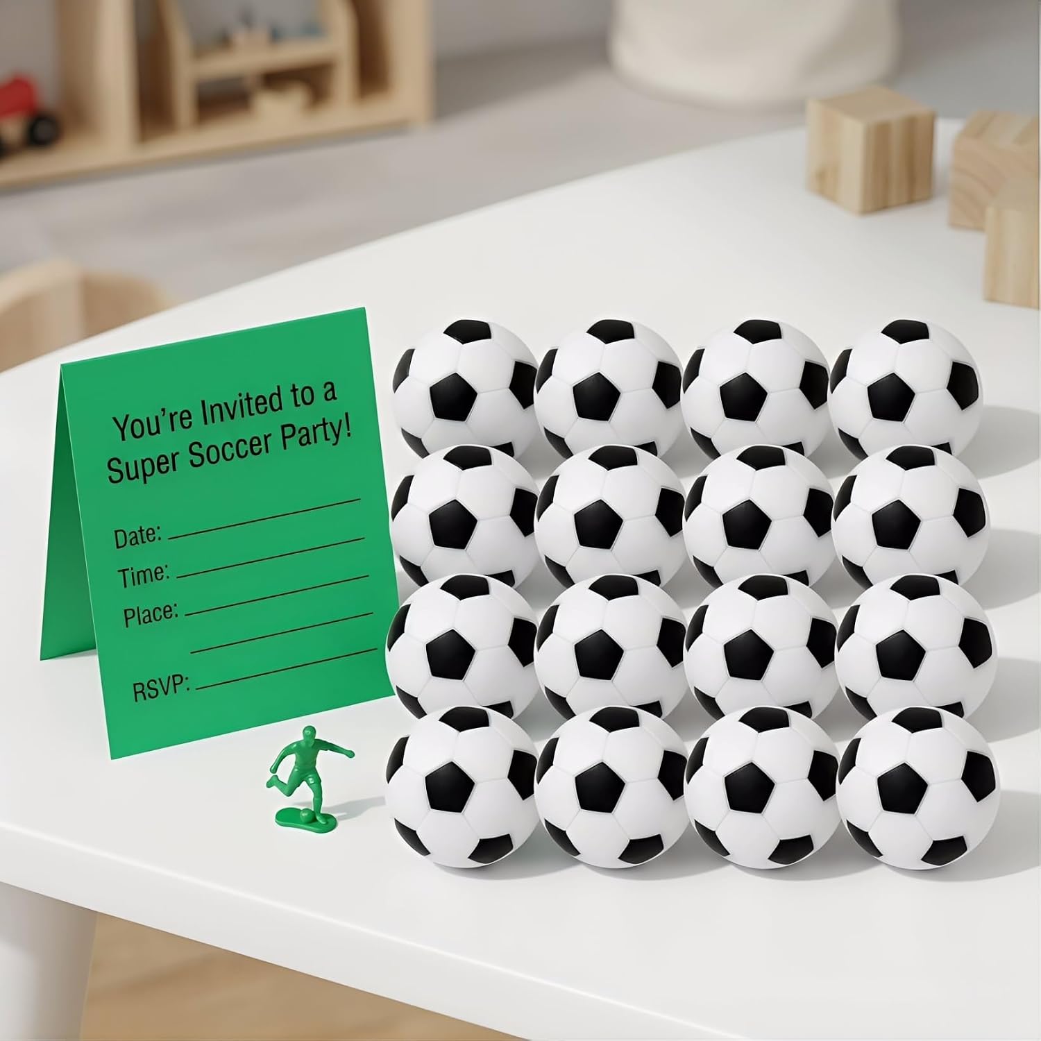 PRETYZOOM 14pcs Foosball Table Balls, 23mm/0.9inch Plastic Foosball Balls, Mini Soccer Tabletop Football Game Accessory Replacement Part