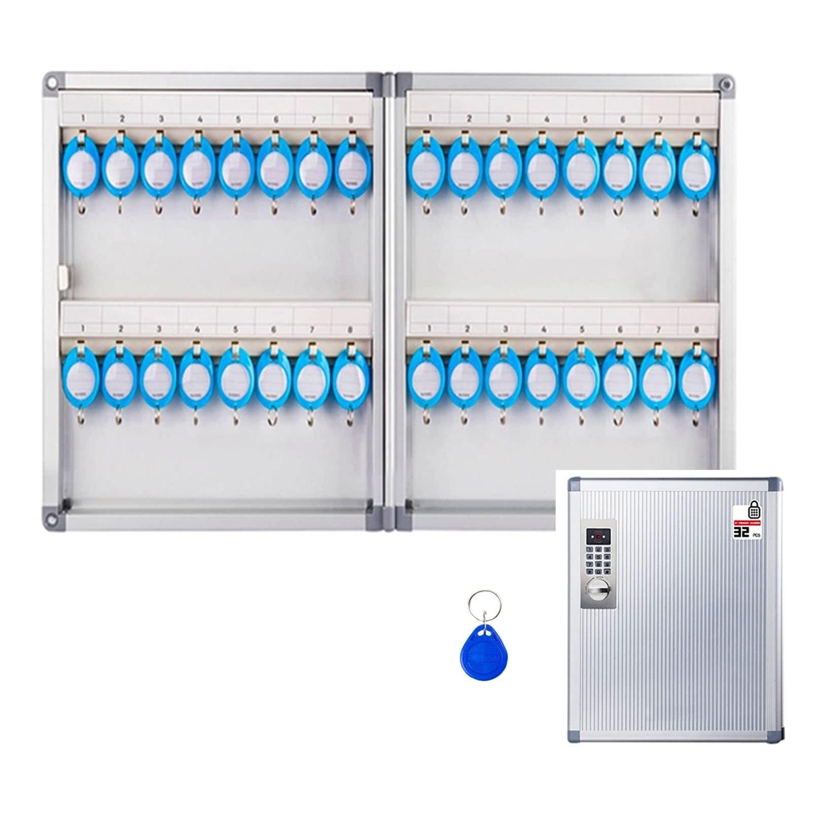 Caja fuerte de aleación de aluminio con cerradura de contraseña, ideal para hormigas inmobiliarias y seguridad mejorada del hogar