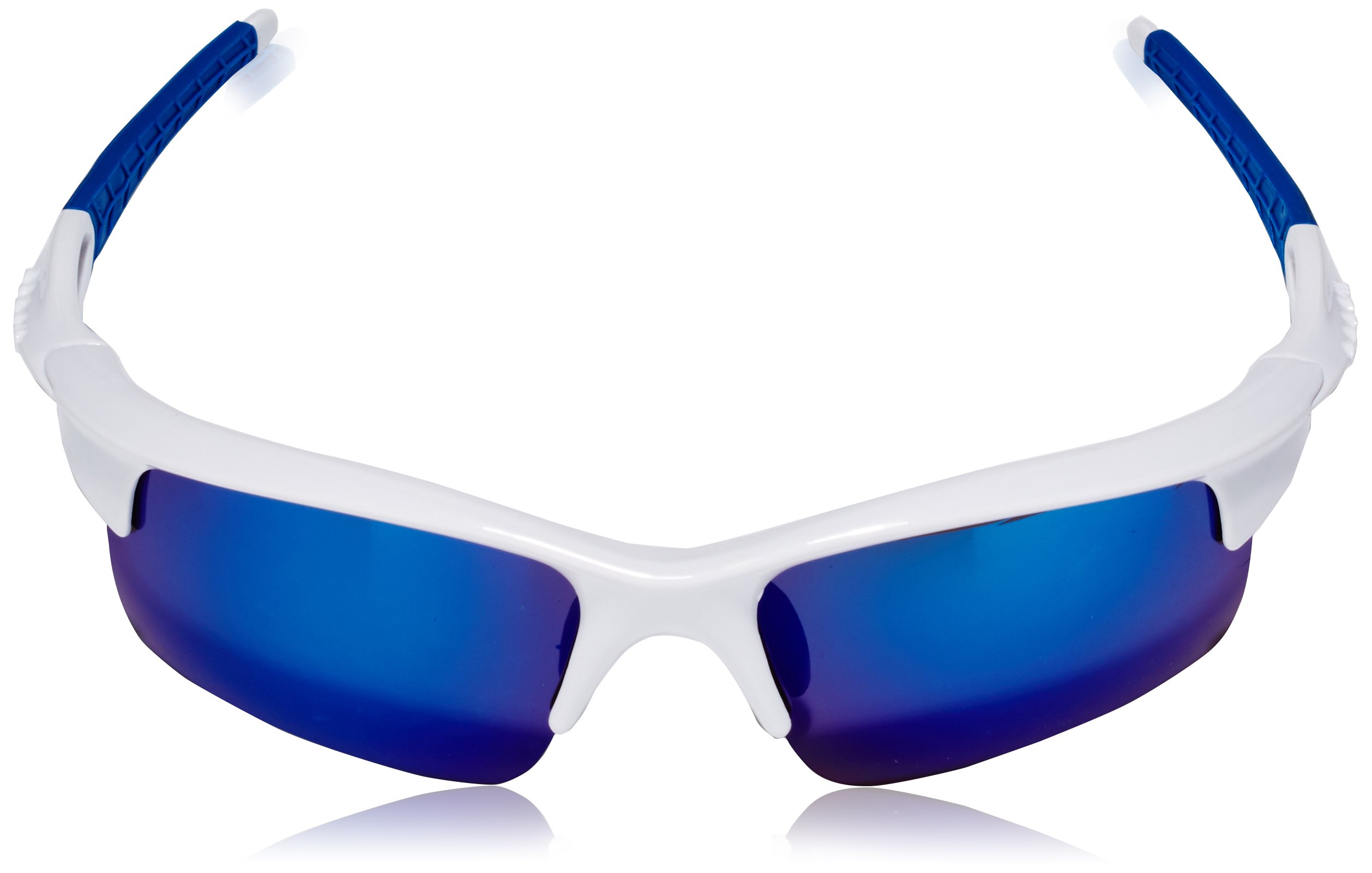 Ocean Sunglasses Giro, Occhiali da Sole Polarizzati, Montatura: Bianco/Blu, Lenti: Blu Specchiate, 3901.1