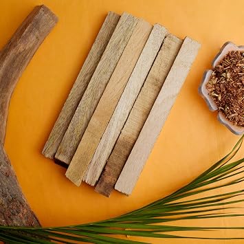 Satvik 500 Grams Hawan Samidha Pure Mango Wood Sticks for Hawan/Havan Kund Yagya Aam Ki Lakdi Shanti Hindu Pujan Rituals Home Mandir Office Religious Spiritual Prayers Pooja Aarti