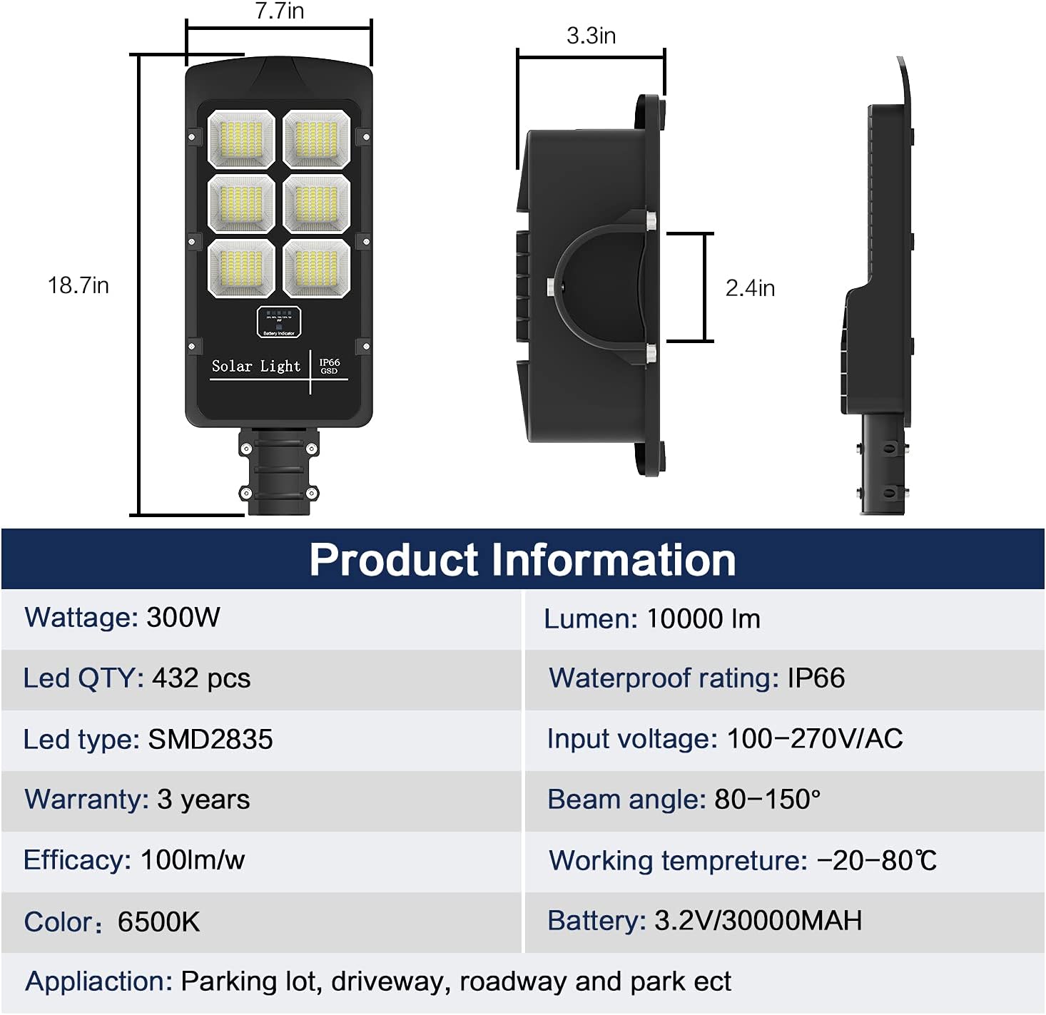 Grеаtеѕt Prоduсt 2 Pack 300W Solar Street Lights Outdoor IP66 Motion Sensor 10000 Lumens Dusk to Dawn Photocell Sensor Commercial Led Flood Light for Parking Lot/ Stadium/ Yard/ Garag/ Garden 🛒 Crаzу Dеаlѕ 2 Pack 300W Solar Street Lights Outdoor IP66 Motion Sensor 10000 Lumens Dusk to Dawn Photocell Sensor Commercial Led Flood Light for Parking Lot/ Stadium/ Yard/ Garag/ Garden
