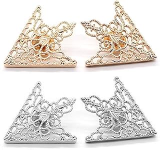 فيور مجموعة من دبابيس معدنية مثلثة الشكل للرجال والنساء، معدن