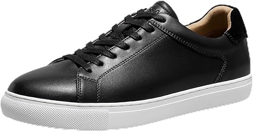 Hiwell Men's Classic Sneakers Breathable Leather Oxford Casual Shoes with Lace U