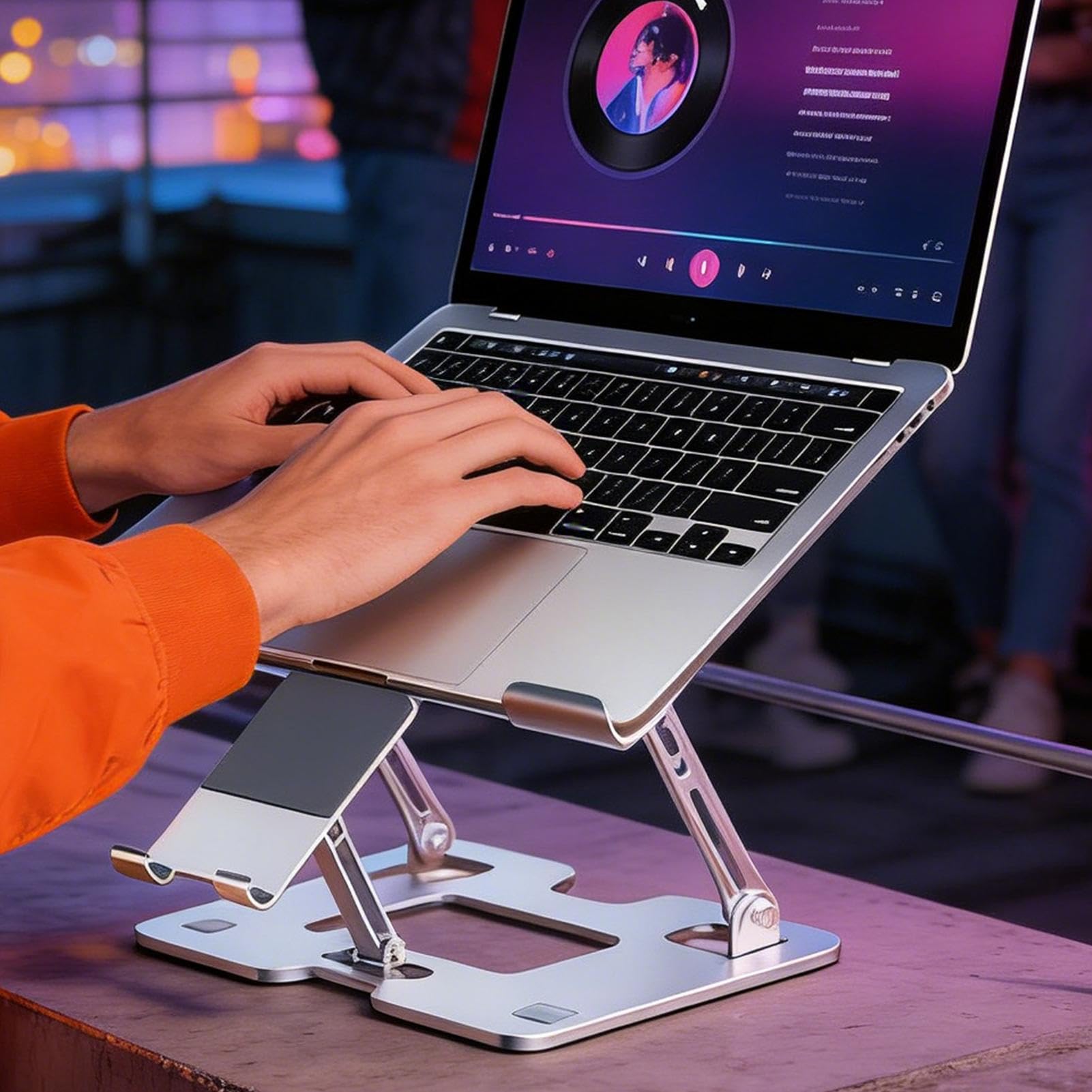 Podstawka pod laptop 5 Pozycji Regulacji Wysokości Chłodząca Podstawka Na