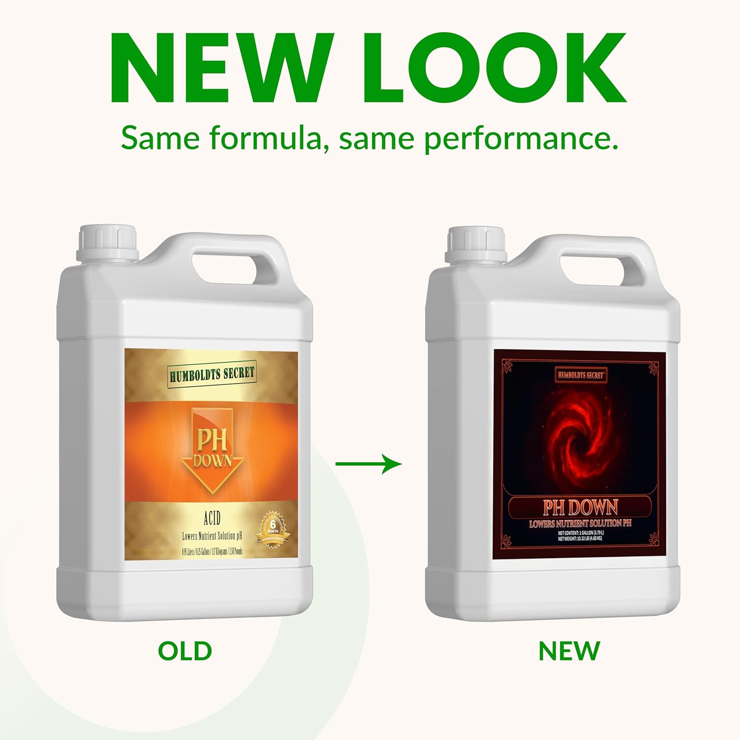 Humboldts Secret pH Down for Plants | Liquid pH Adjuster and Balancer for Soil Coco Hydroponics | Concentrated Phosphoric Acid Solution Supporting Nutrient Uptake and Strong Growth | 1 Gallon