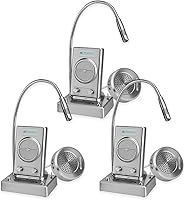 Vista 1 de Retekess TW102 Intercomunicador de ventana, sistema de intercomunicación, micrófono de 8 M, micrófono inalámbrico de conexión, altavoz para escuela