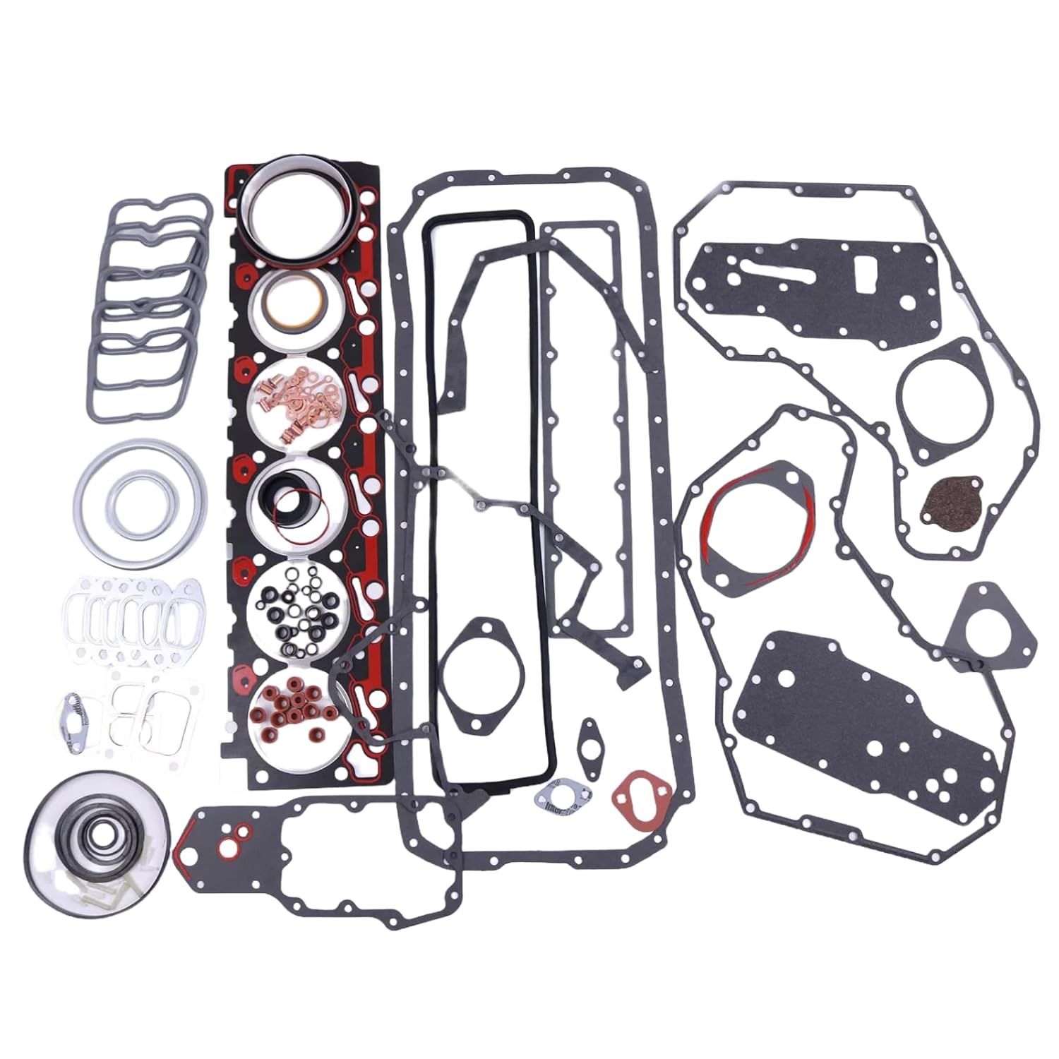 12V 6B 6BT 6BTA 5.9L Full Overhaul Gasket Kit for Cummins 6B5.9 6BT5.9 6BTA5.9 Dodge Ram 5.9 Pickup 1989-1998