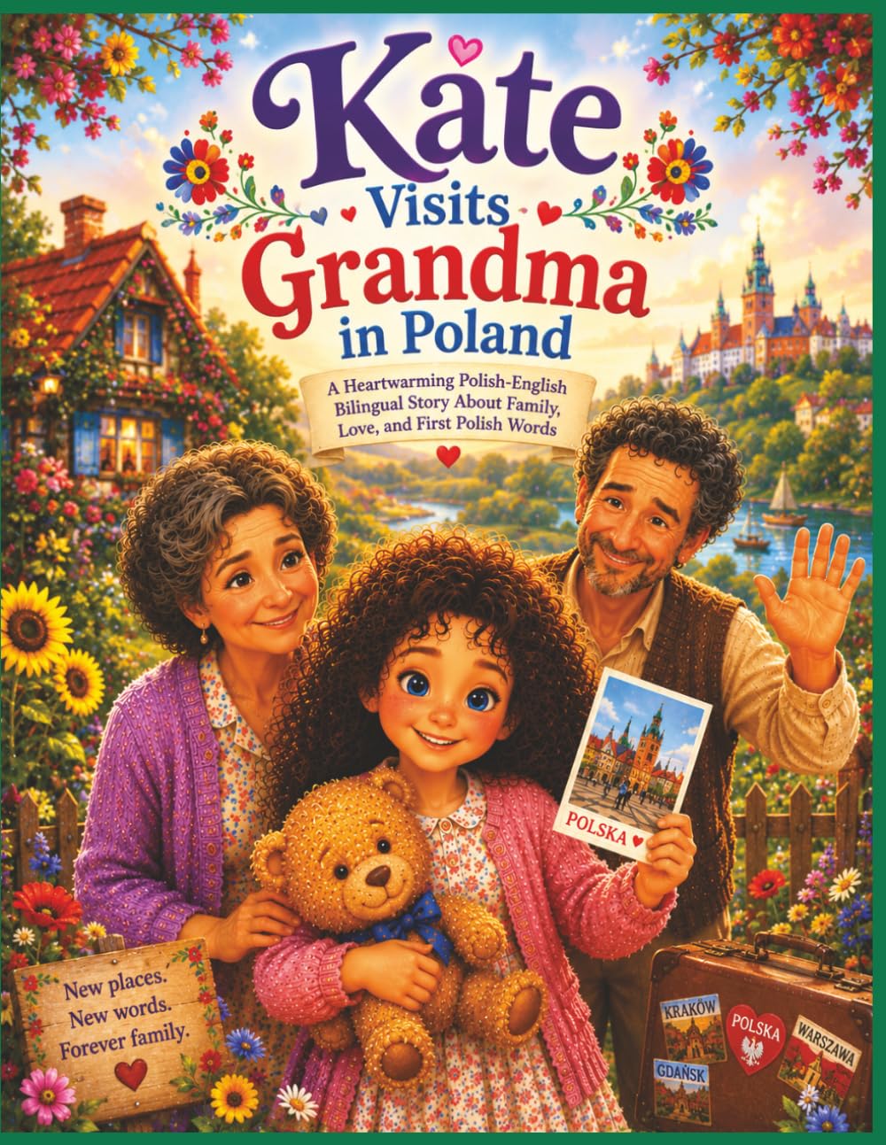 Kate Visits Grandma in Poland: A Heartwarming Polish-English Bilingual Story About Family, Love, and First Polish Words