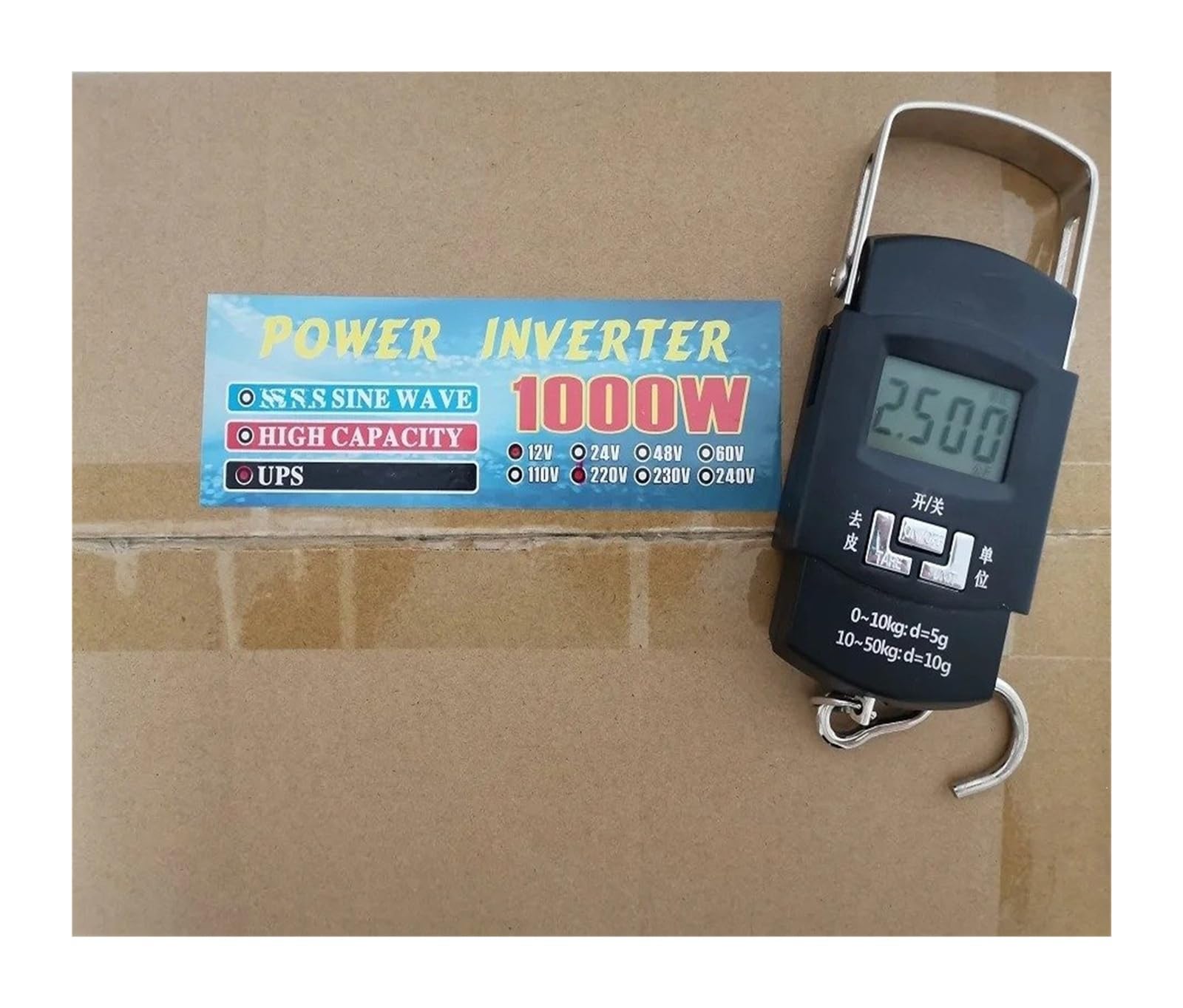 Convertidor Adaptador 1000W DC 12V A AC 220V 50HZ Inversor UPS Emergencia Onda Modificada con Cargador Batería inversor