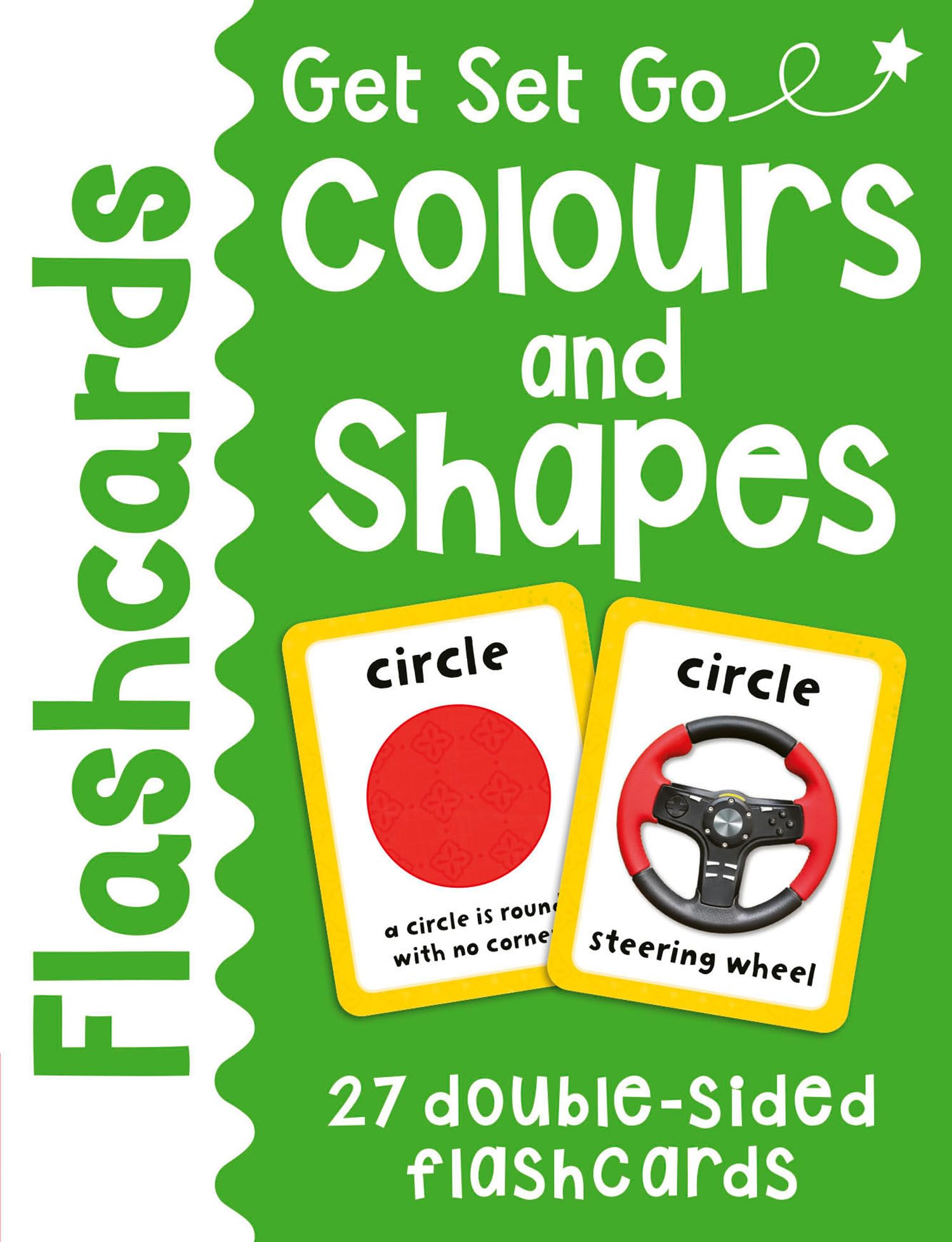 Colours and Shapes Flashcards: Engaging early learning flashcards for toddlers ages 3+ (Get Set Go)