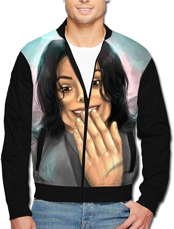 Amazon Co Jp ジャケット Michael Jackson マイケルジャクソン ブルゾン トラックジャケット アウトウェア 防寒保温 長袖 かっこいい 立ち襟 メンズ コート ポケット付き 開襟 ファッション
