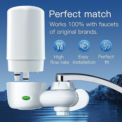 Miniatura 4 de Reemplazo del grifo del filtro de agua, repuesto para filtro de grifo, filtro de agua del grifo 36311, compatible con FR-200, FF-100 y filtros de