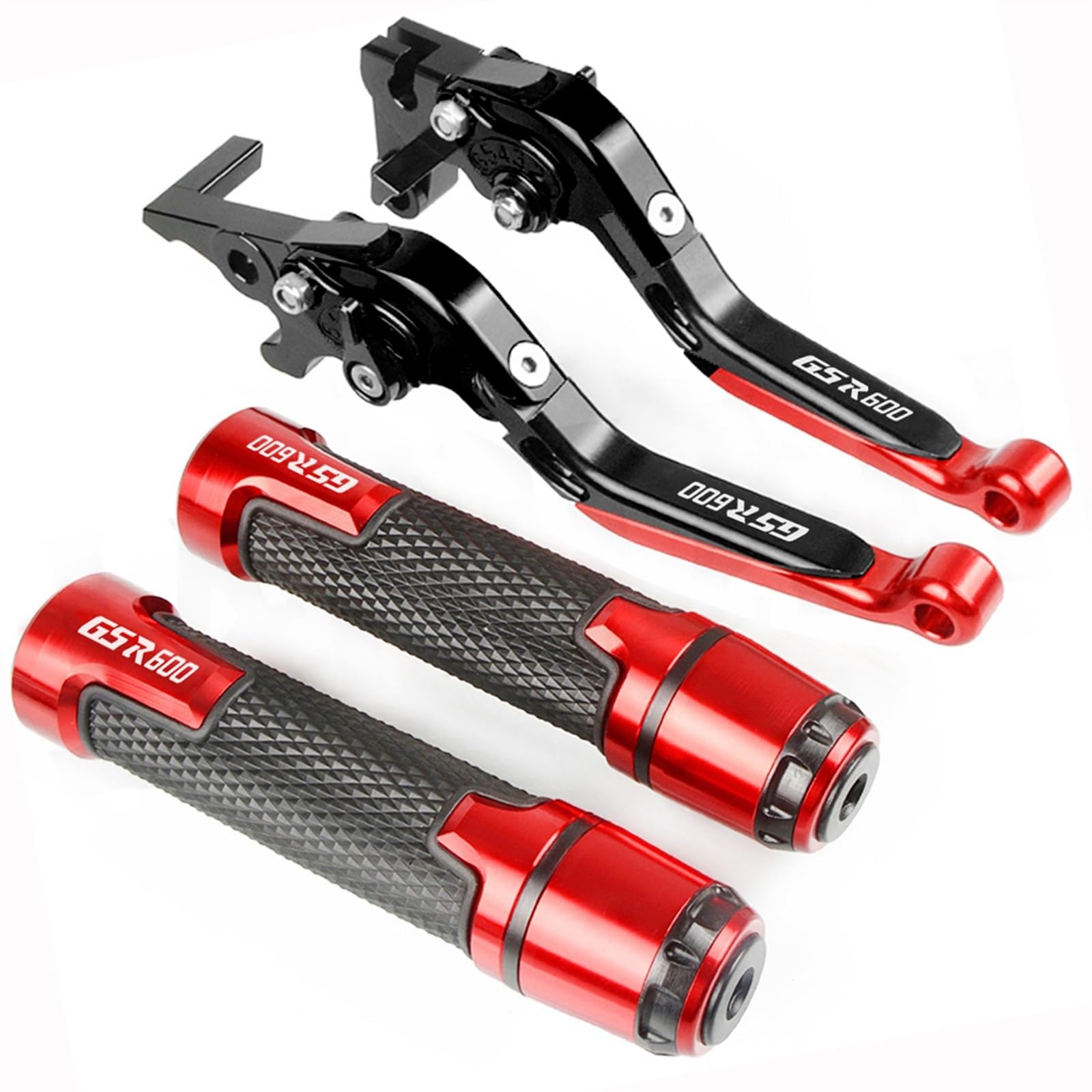 Leviers de frein moto CNC Suzuki GSR 600 en aluminium anodisé