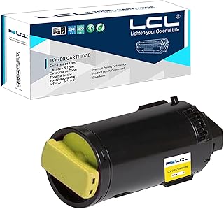 LCL Compatible Toner Cartridge for VersaLink C605 C600 C600N C600DN 106R03898 (1 Yellow) Replacement for Xerox VersaLink C605 C600 C600N C600DN