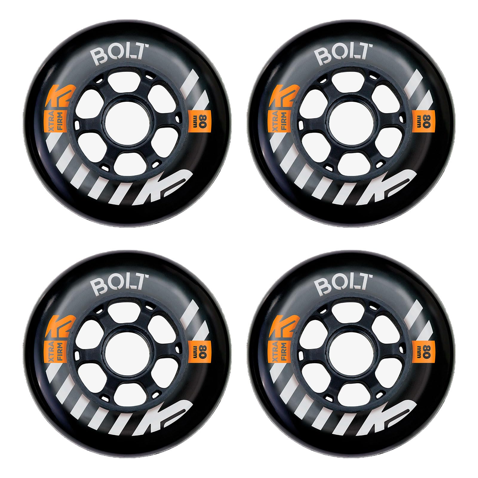 K2 Skates URBAN Bolt 80MM 90A zestaw 4-kołowy – czarny – 30F3014
