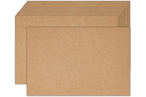 4x6 Brown Craft Cardstock, 100 Pack Blank Unruled Cards