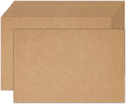 100 Sheets Kraft Card A5 Brown Kraft Paper 250GSM