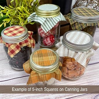 40+ Lightwash Neutral Charm Pack, 5 inch Precut Cotton Gray Taupe Plaid Homespun Fabric Squares by JCS