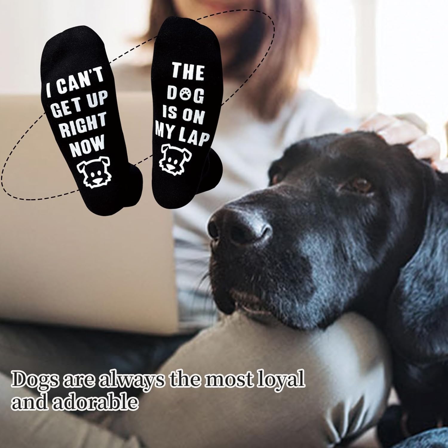 ZXGXLAW Birthday Gifts for Cat Dog Dad Cat Dog Mom,Funny Socks for Men Women Christmas Ideas,Crazy Gifts for Animal Lovers - Image 3