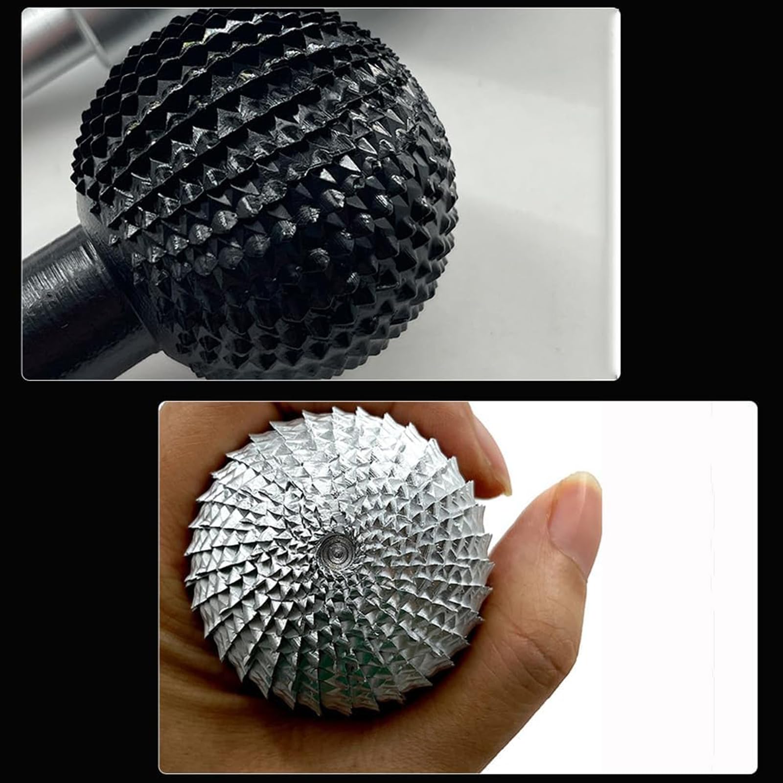 Sgorbia Sfera Per Intaglio Legno &Oslash;40mm - Raspa In Acciaio Carbonio Per Levigatura