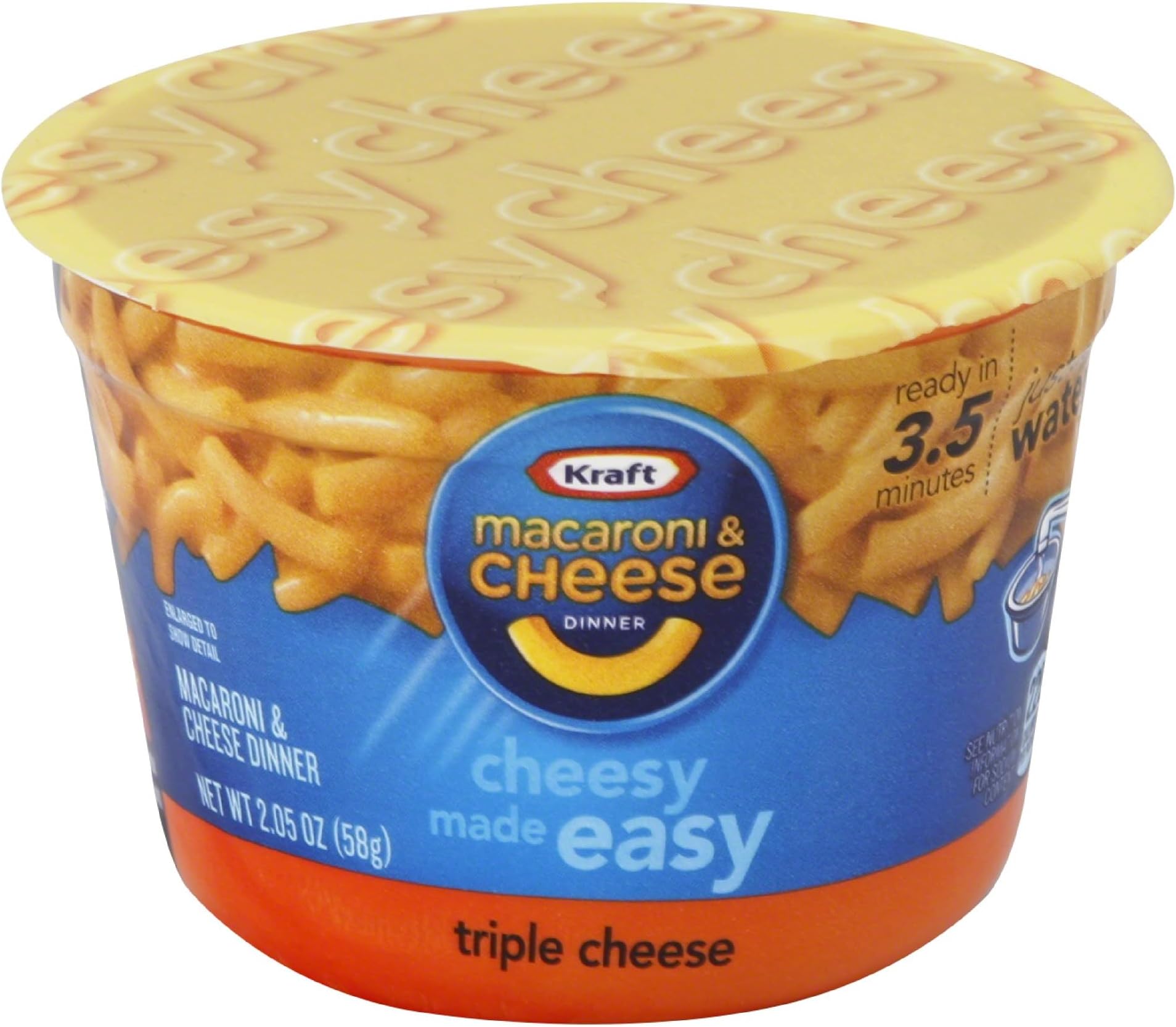 Kraft Macaroni & Cheese Dinner Triple Cheese 58g
