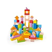 Hape Fantastici Blocchi | 101 pezzi da costruzione per bambini | In faggio
