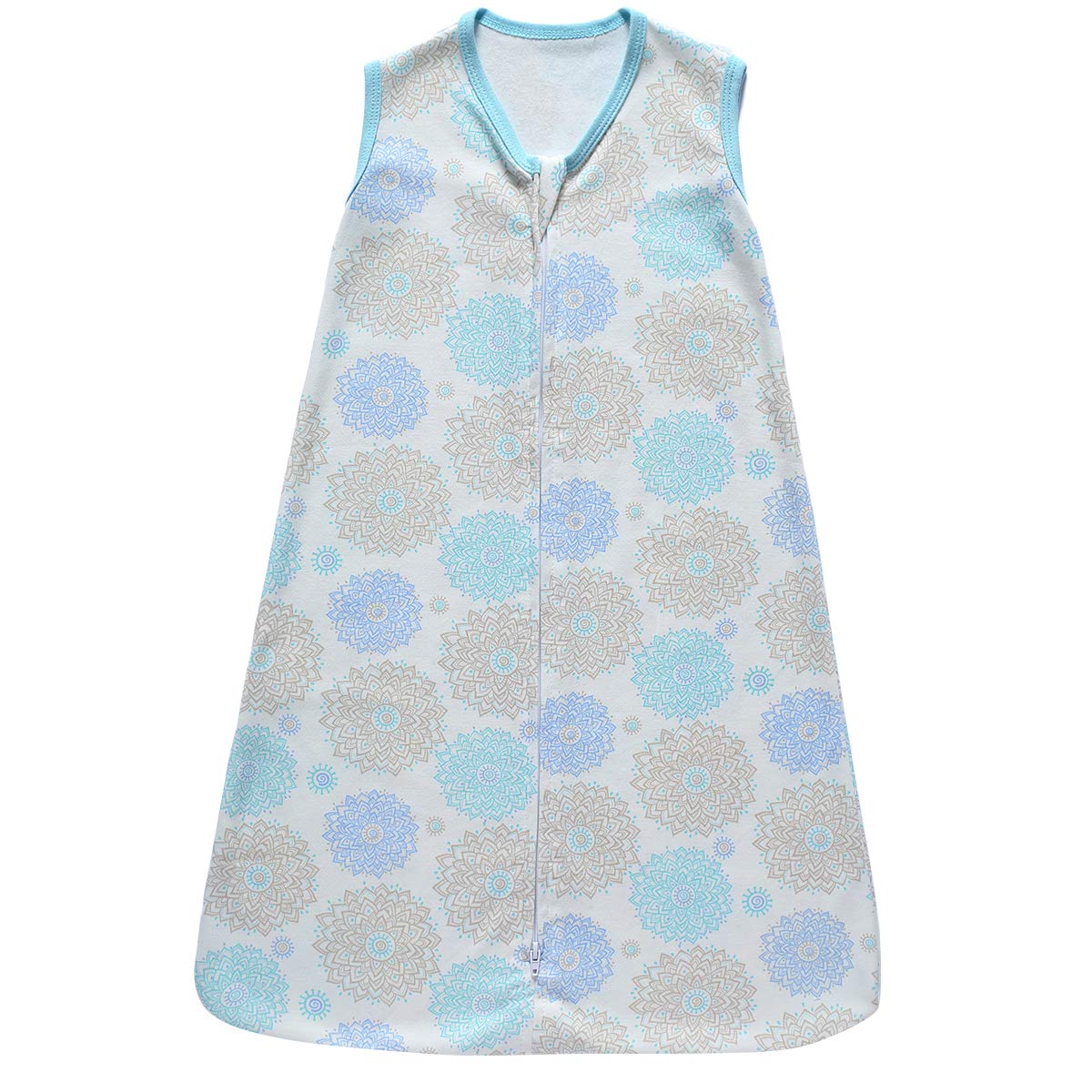 Baby Wearable Blanket,Cotton Sleeping Sack with Zipper,Soft Sleeveless Sleep Bag Sack for 0-6 Months Baby