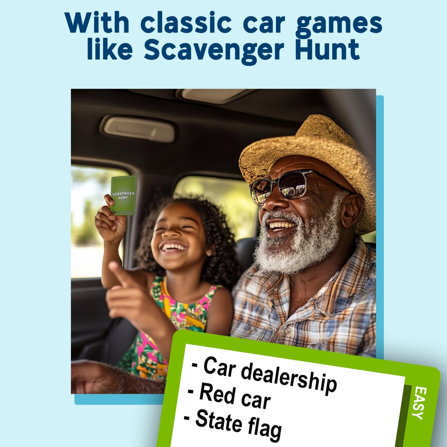 The Ultimate Road Trip Game Bundle, a 4-in-1 Car Game for Kids and Adults, Filled with Must-Have Travel Activities and Road Trip Activities - Image 3
