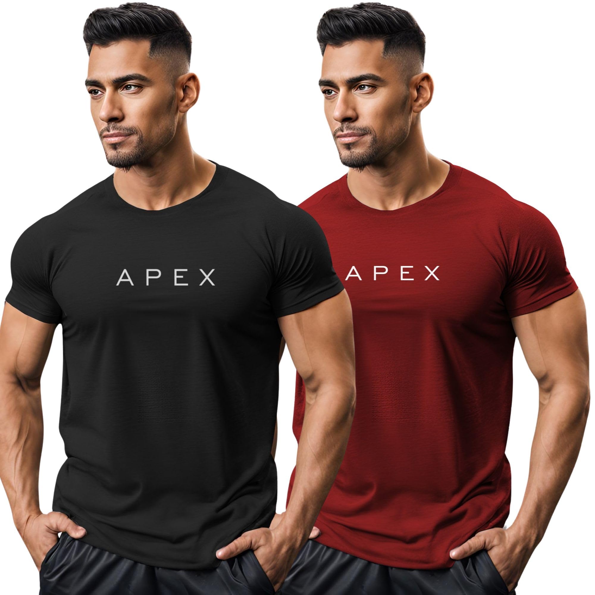 3Colours RGB Polyester Quick-Dry Sport T-Shirt, High-Performance-image-1