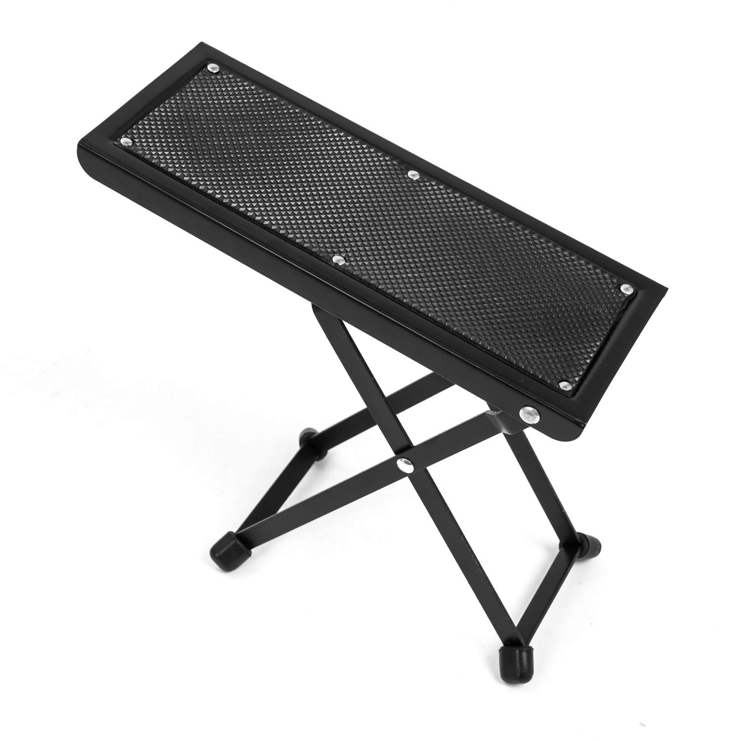 CAHAYA Pupitre de Partitions Pliable Portable 80-145cm Support Métallique de Partitions & CASCHA Repose-Pieds de Guitare réglable en 4 hauteurs, Tabouret Pliable, Repose-Pieds