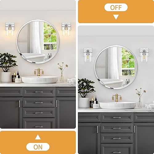 Miniatura 352 de 3 lámparas modernas de baño sobre el espejo, luces de tocador de oro negro para apliques de pared de baño con pantallas de vidrio blanco lechoso