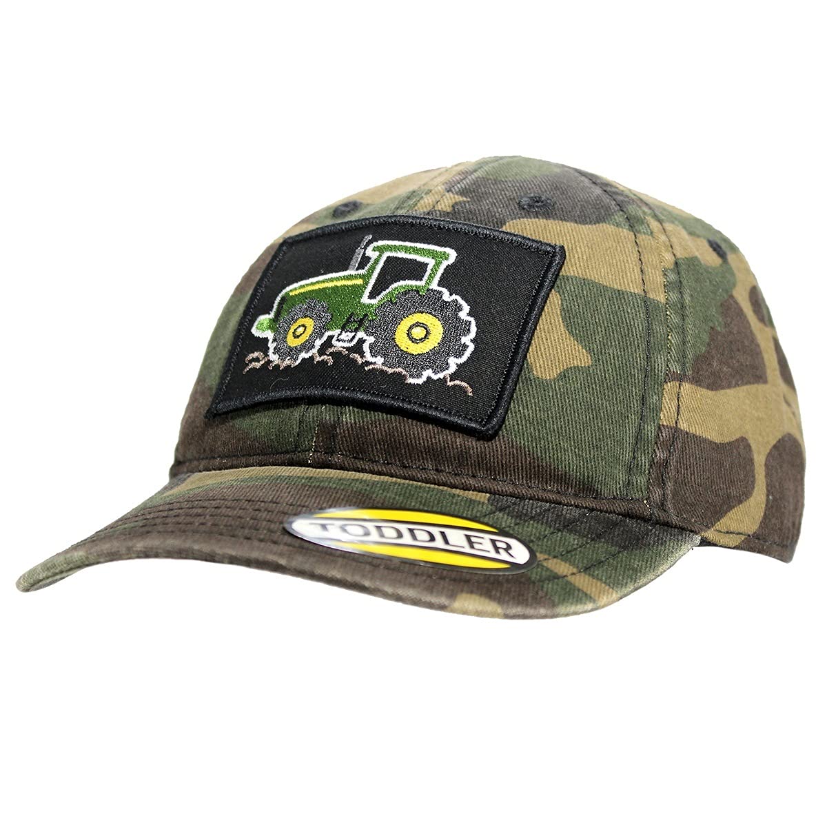 John Deere Camouflage Tractor Patch Toddler Baseball Hat Cap-Camo-One Size