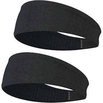Sports Headband for Men and Women Sweatband Soft and Elastic Non-Slip for Running Fitness Yoga Cycling Basketball