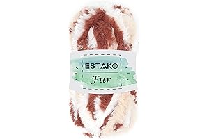 Estako Fur Fuzzy Yarn for Captivating Crocheting