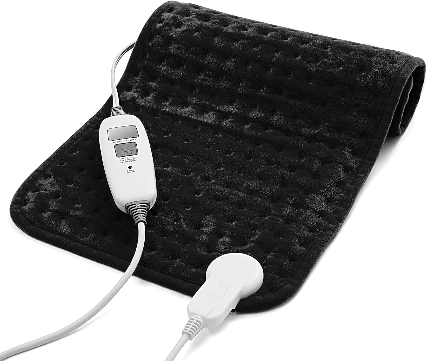Electric Heating Pad for Back Pain Relife, Cramps, Neck and