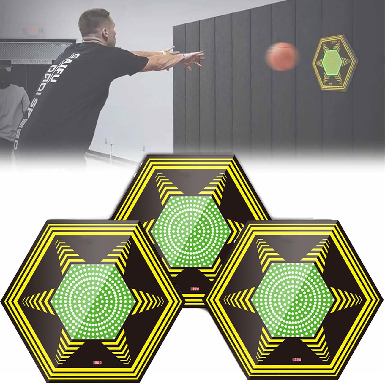Agility Response Light, Speed Training Reaction Lamp, 4 Modes Light, Improve Reflexes and Focus,Ideal for Sports, Fitness Coach, Gym, Basketball, Soccer, Boxing, Lacrosse